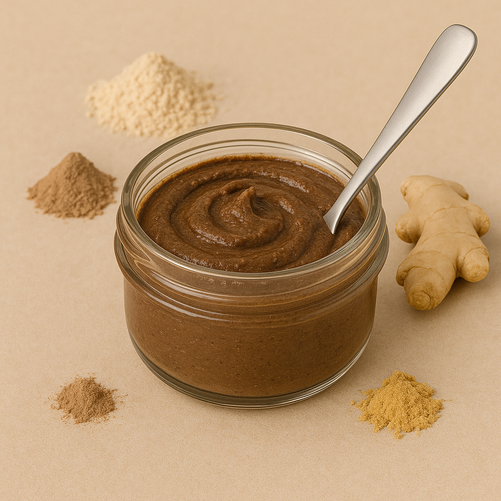 Pâte ayurvédique lavante au Rhassoul, Maca & Guimauve - Caribioty