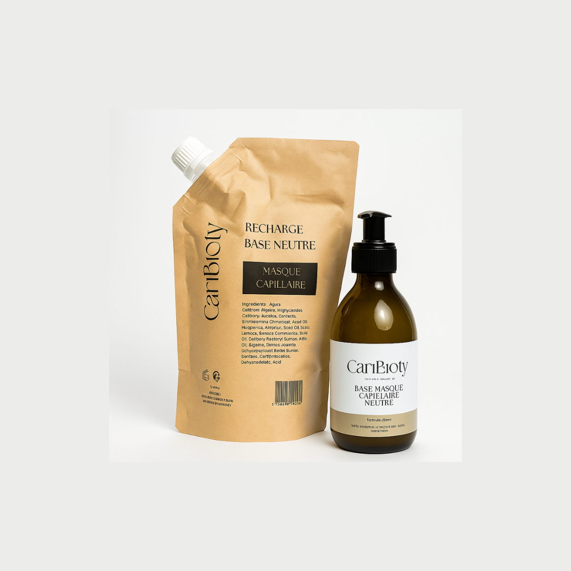 Recharge écoresponsable base masque capillaire - Caribioty