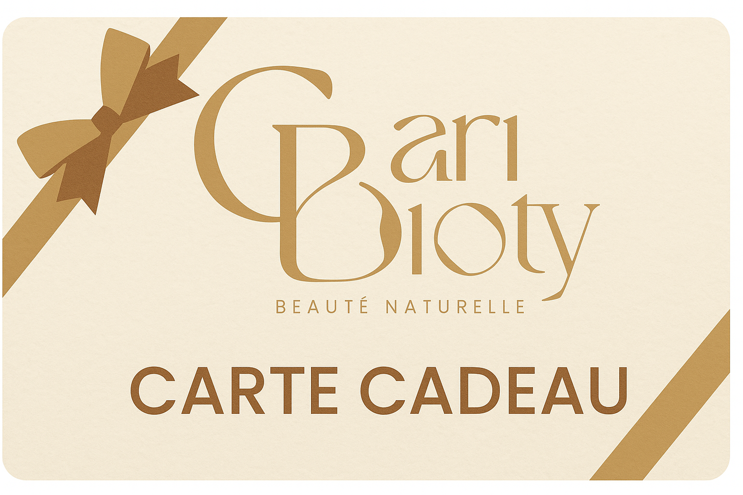 Carte cadeau Caribioty - Caribioty