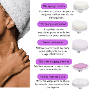 Brosse Nettoyante Pour Le Visage 5 En 1