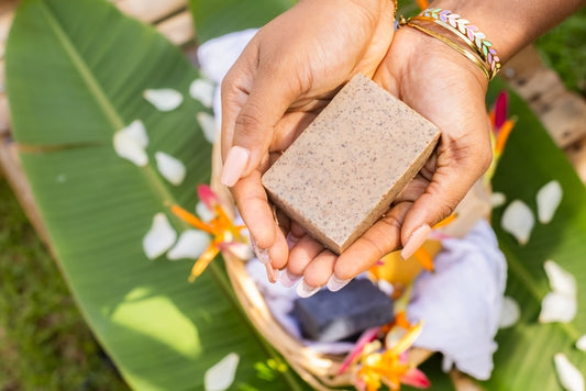 Savon exfoliant au café